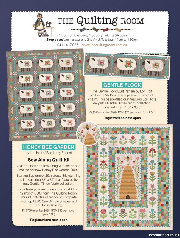 Коллекция проектов для рукодельниц в журнале «Quilters Companion №132 2025»