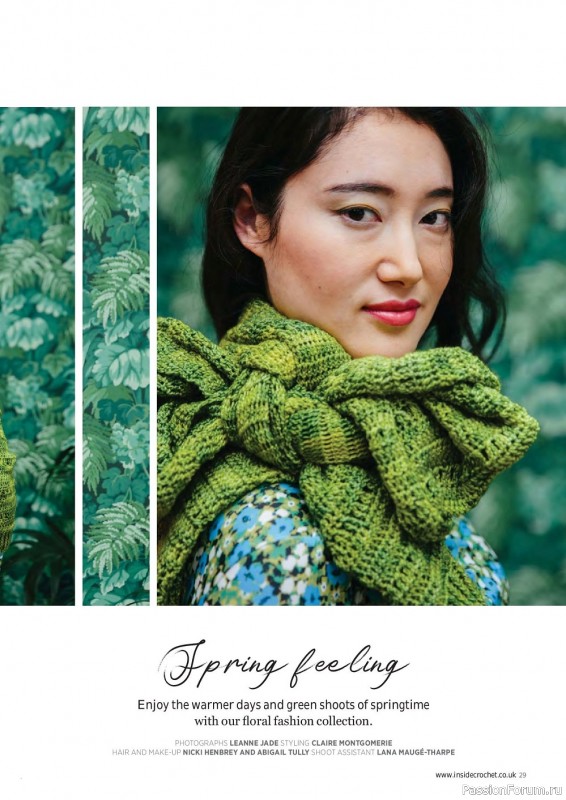 Вязаные модели крючком в журнале «Inside Crochet №145 2022»