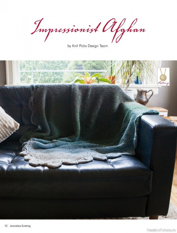 Вязаные модели спицами в журнале «Australian Knitting Vol.17 №1 2025»