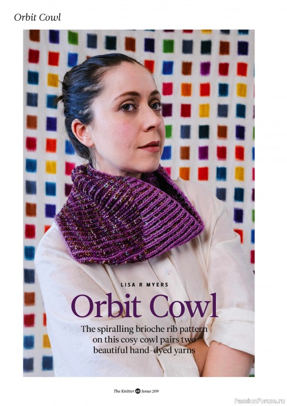 Вязаные проекты спицами в журнале «The Knitter №209 2024»