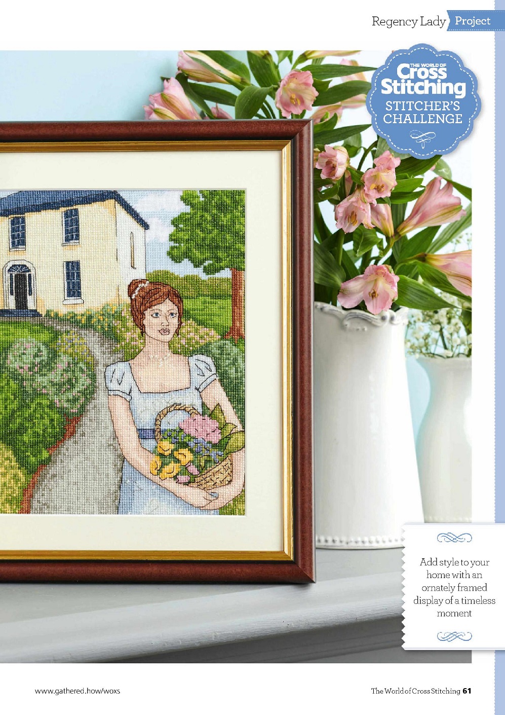 Идей для вышивания в журнале "The World of Cross Stitching №317 2022"