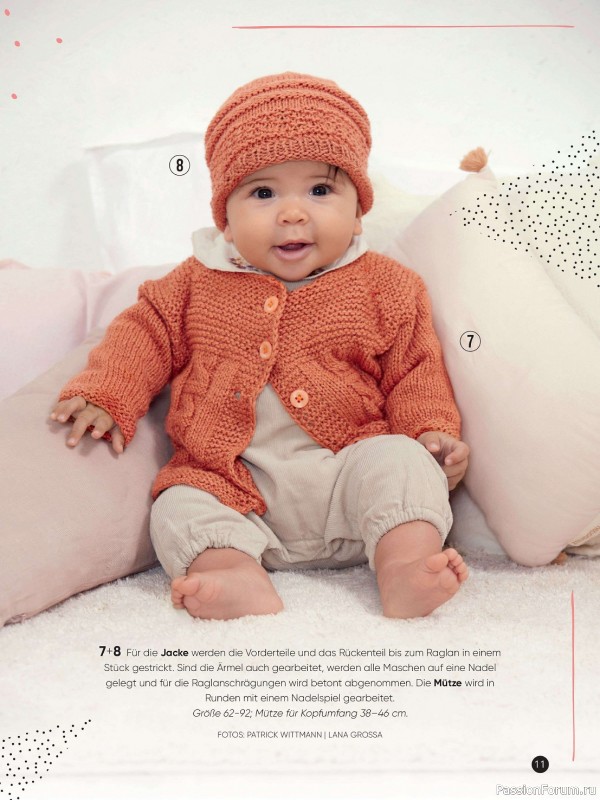 Вязаные модели для детей в журнале «Baby Maschenmode №60 2024»