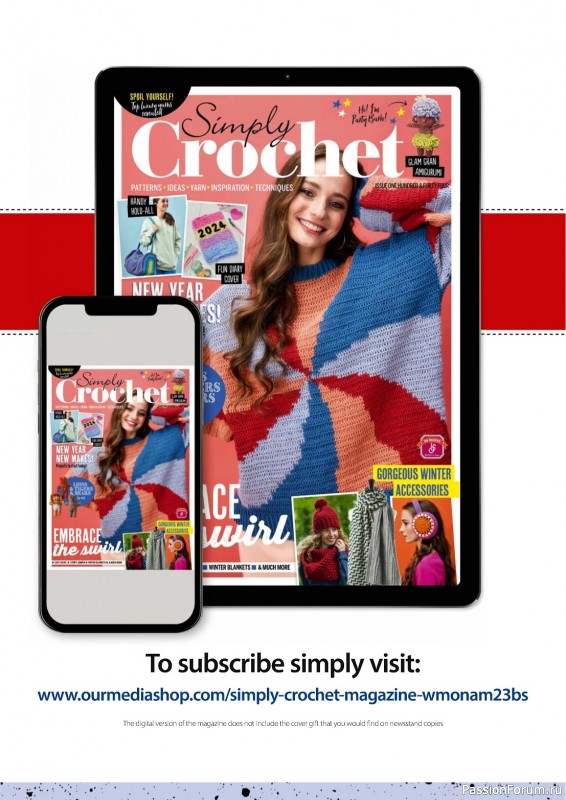 Вязаные проекты крючком в журнале «Simply Crochet №145 2024»