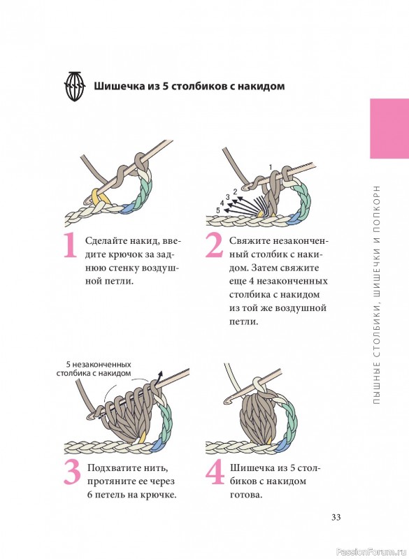 Вязаные проекты в книге «Вязание крючком. Полный японский справочник»