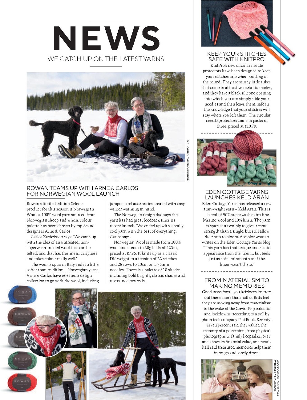 Модные вязаные изделия в журнале &quot;Knitting&quot; №225 2021