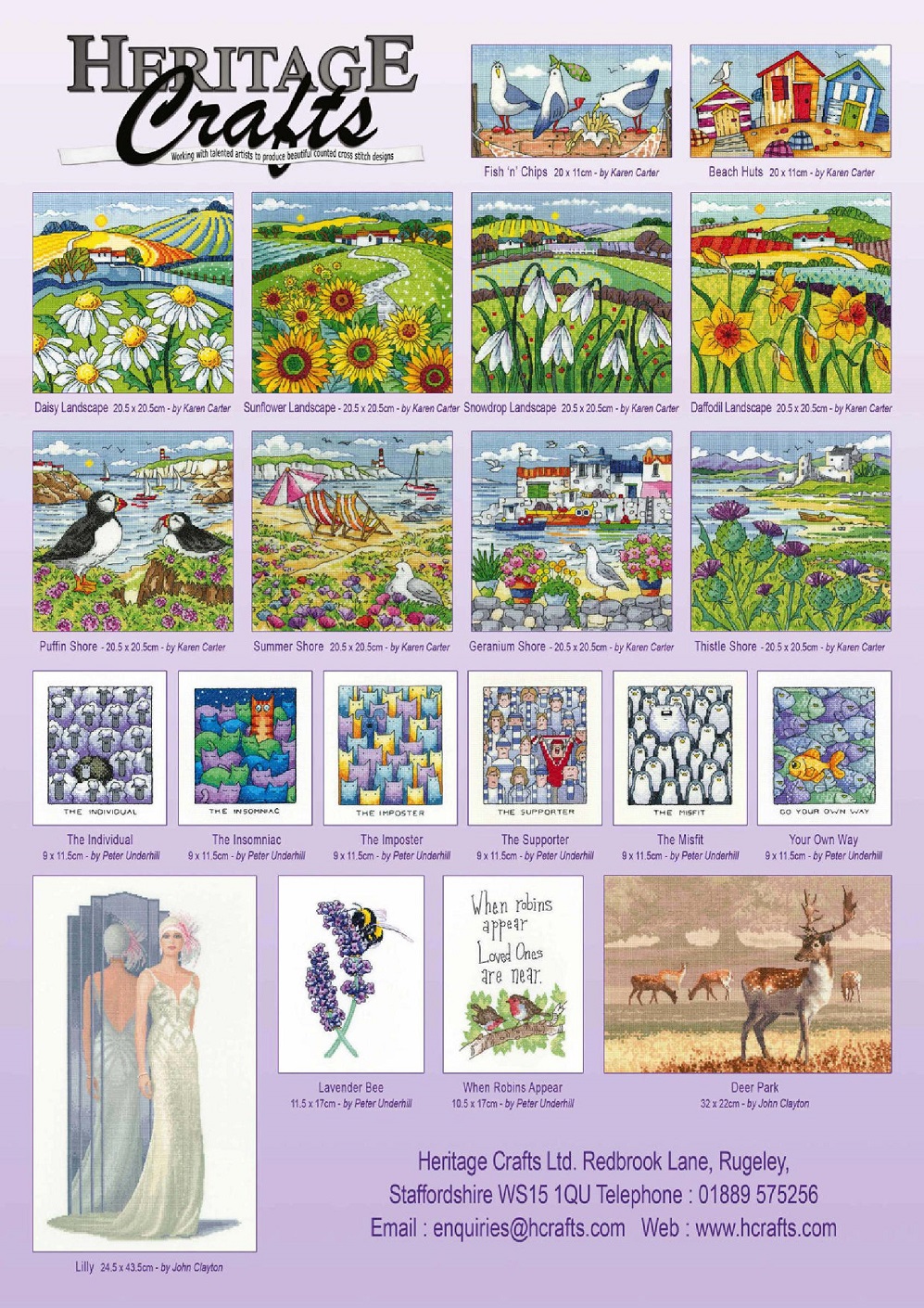 Идей для вышивания в журнале "The World of Cross Stitching №317 2022"