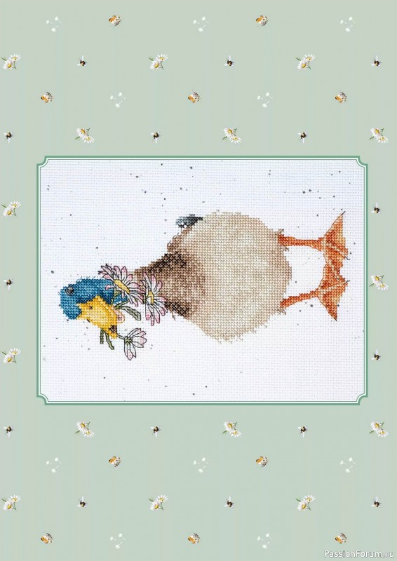 Коллекция вышивки в журнале «The World of Cross Stitching №339 2023»