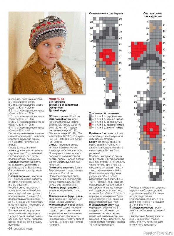 Вязаные модели в журнале «Creazion №4 2023»
