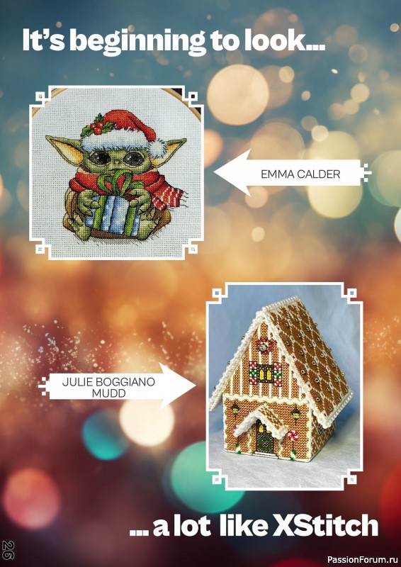 Коллекция вышивки в журнале «XStitch Magazine №24 2023»