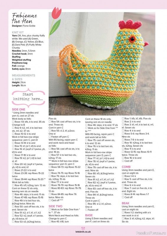 Вязаные проекты спицами в журнале «Let's Knit №195 2023»