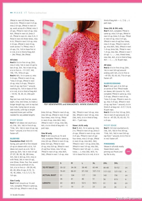 Вязаные проекты крючком в журнале «Inside Crochet №150 2022»