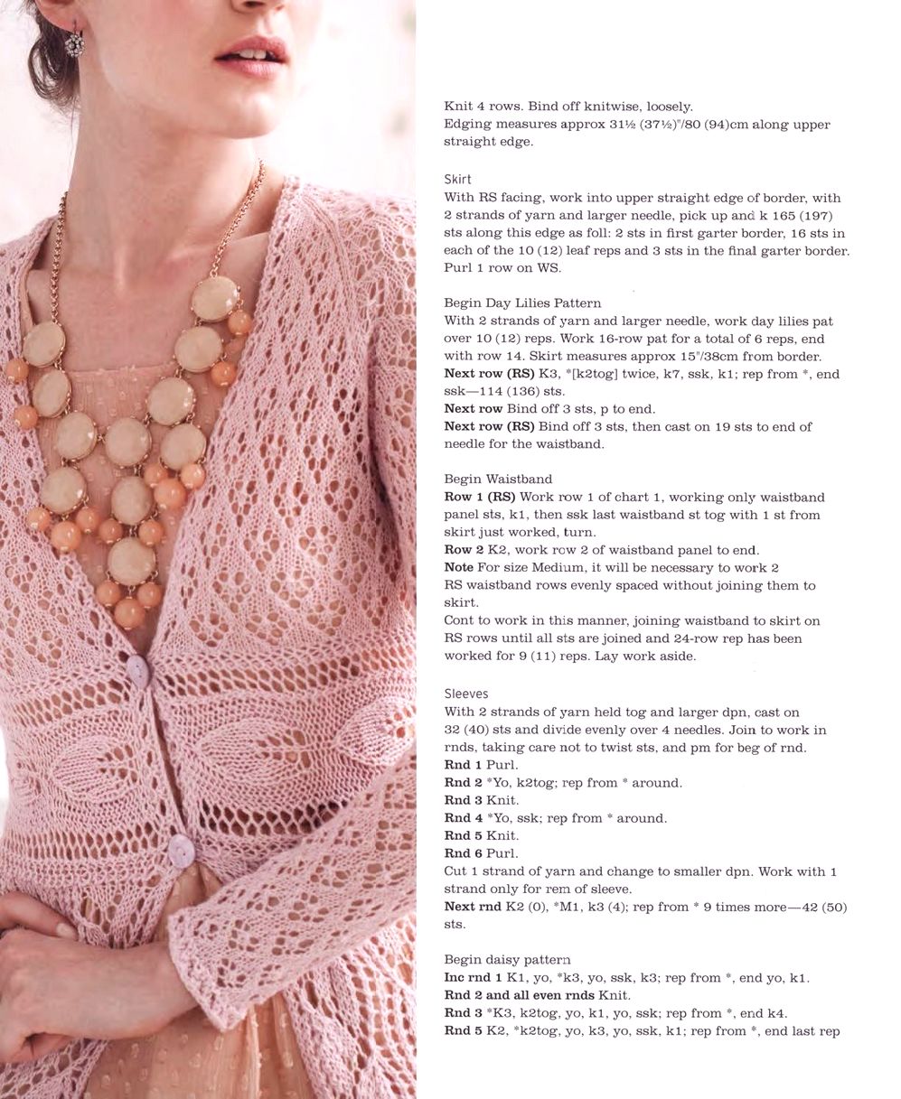 40 проектов вязания в журнале &quot;Vogue Knitting Lace&quot;: 40 Bold &amp; Delicate Knits 2021