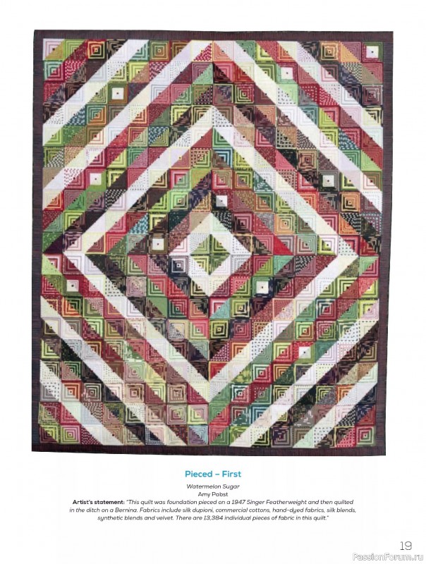 Коллекция проектов для рукодельниц в журнале «Quilters Companion №133 2025»