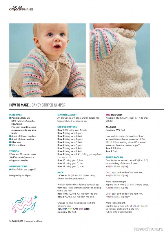 Вязаные проекты в журнале «Mollie Makes Special - Gorgeous Knits 2024»