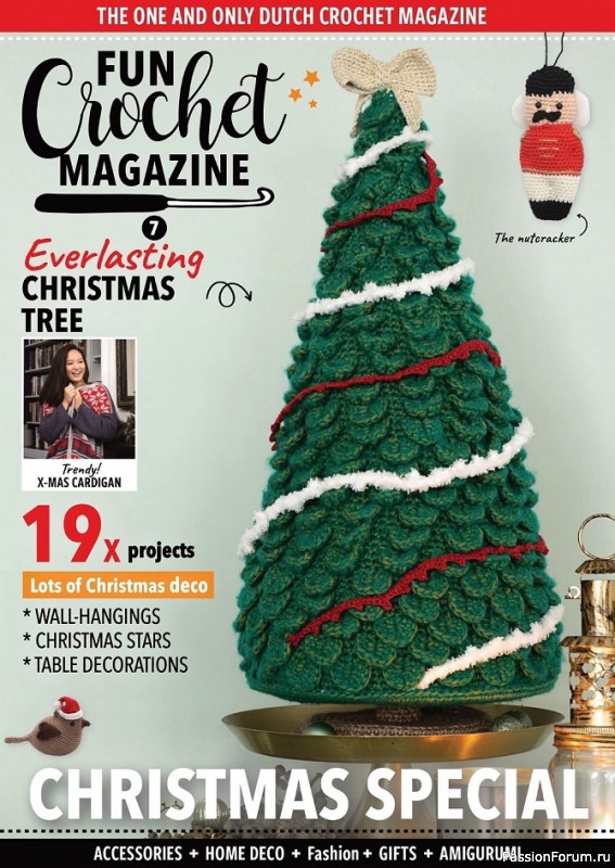 Вязаные проекты крючком в журнале &laquo;Fun Crochet Magazine №7 2022&raquo;