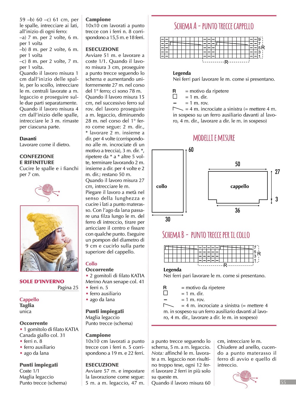 Женские модели спицами для весны и лето. &quot;Piu Maglia Cappelli - Accessori&quot; №3 2021