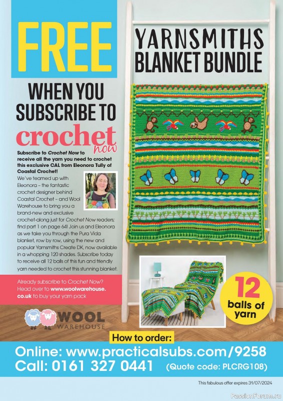 Вязаные проекты крючком в журнале «Crochet Now №108 2024»