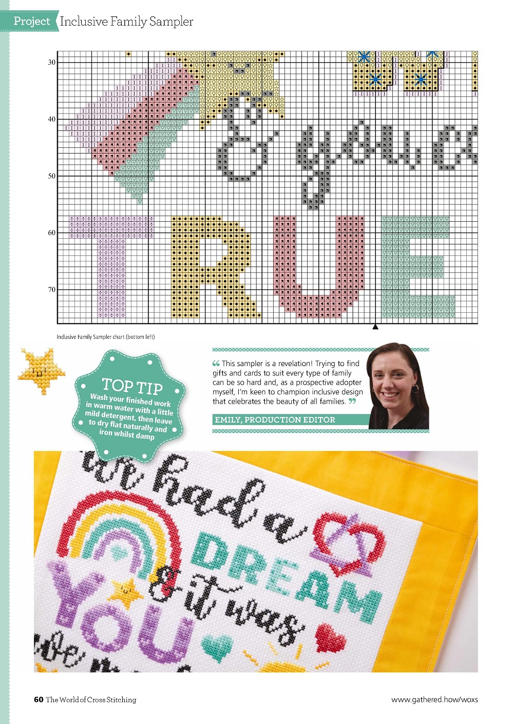 Журнал "The World of Cross Stitching №316 2022"