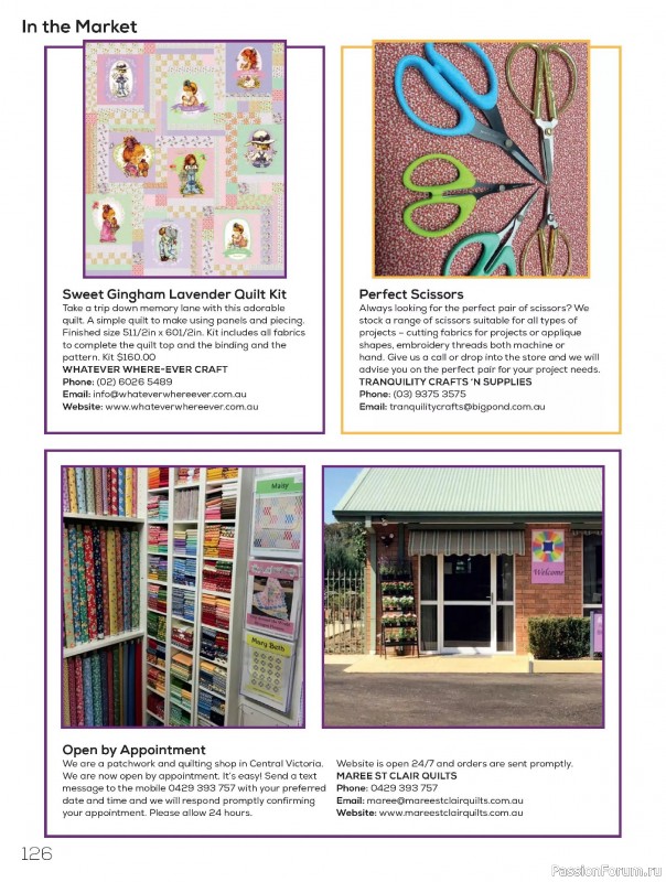 Коллекция проектов для рукодельниц в журнале «Quilters Companion №133 2025»