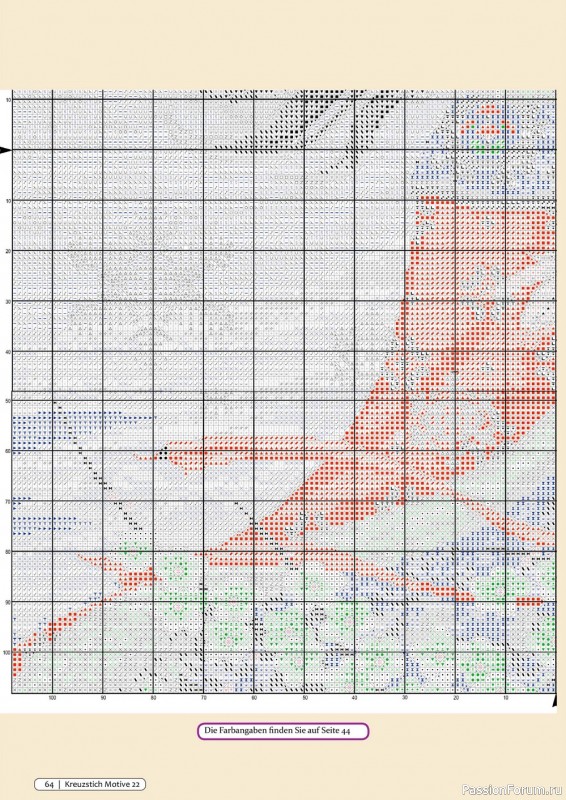 Коллекция вышивки крестиком в журнале «Kreuzstich Motive №22 2020»