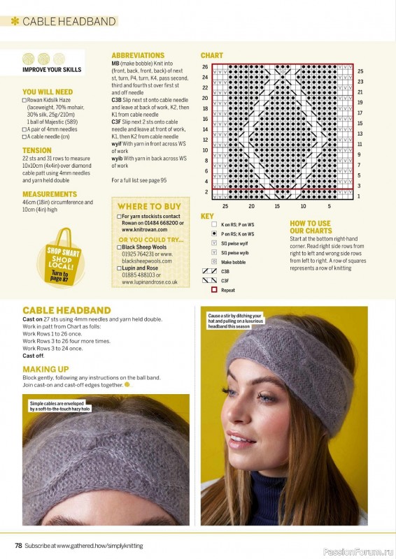 Модели вязаной одежды в журнале "Simply Knitting №221 2022"