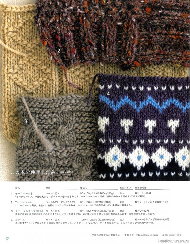 Вязаные модели в журнале «Let's knit series NV80695 2021»