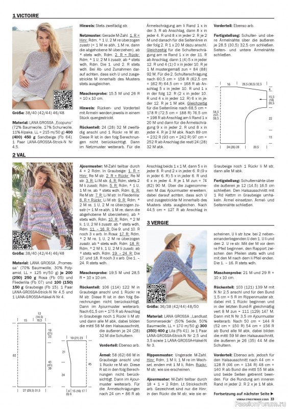 Вязаные модели в журнале «Verena Stricktrends №2 2025»