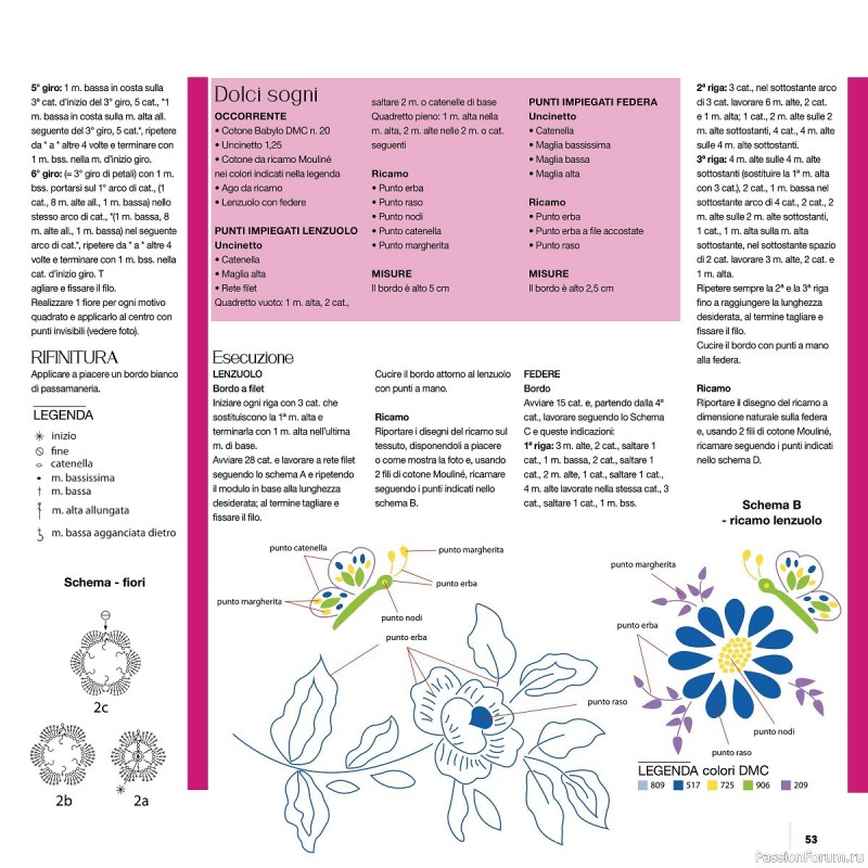 Вязаные проекты крючком в журнале «Uncinetto Manuale Filet №7 2022»