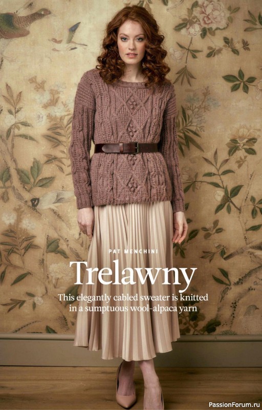Вязаные проекты спицами в журнале «The Knitter №188 2023»