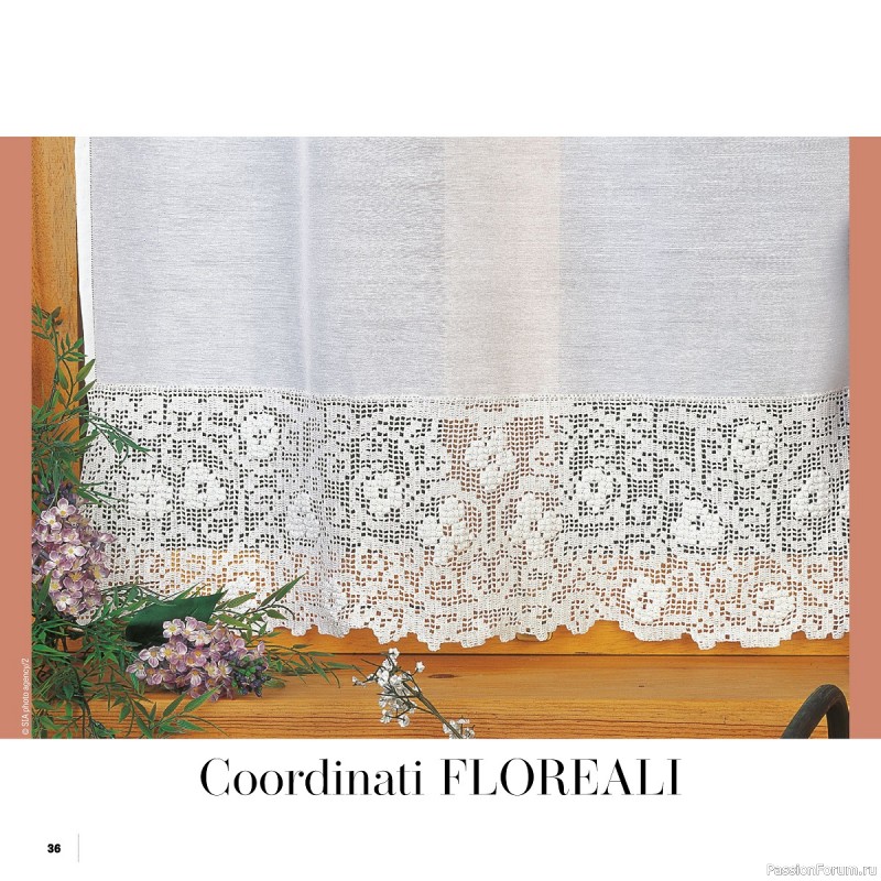 Вязаные проекты в журнале «Uncinetto Manuale Filet №12 2023»