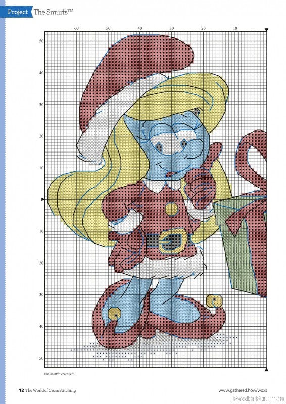 Коллекция вышивки в журнале «The World of Cross Stitching №338 2022»