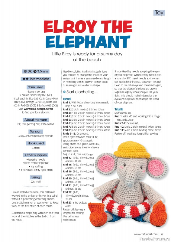 Вязаные проекты крючком в журнале «Crochet Now №110 2024»