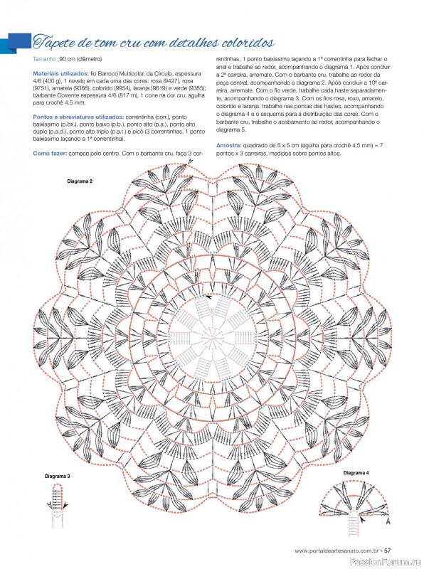 Вязаные проекты крючком в журнале «Guia de arte em Barbante Ed.3 2018»