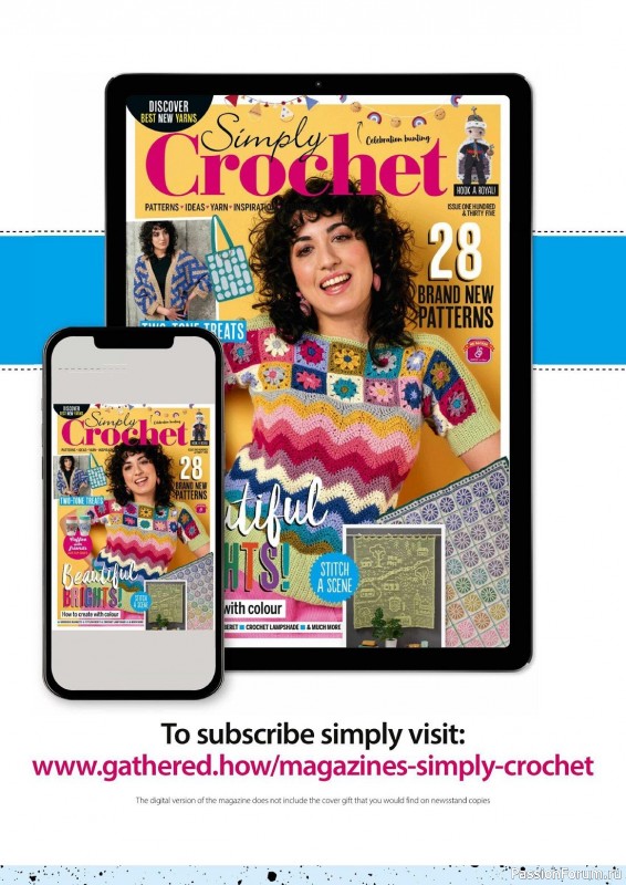 Вязаные проекты крючком в журнале «Simply Crochet №136 2023»
