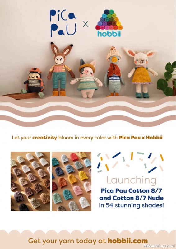 Вязаные проекты крючком в журнале «Simply Crochet №163 2025»
