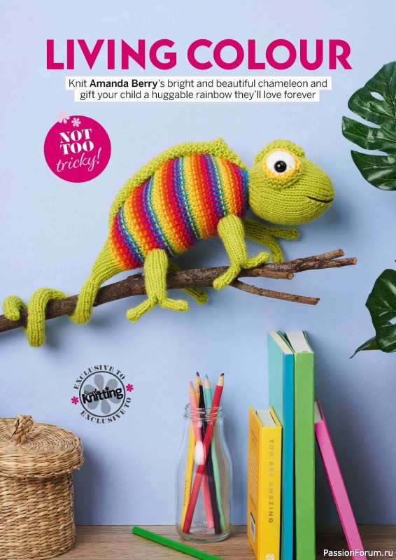 Вязаные проекты крючком в журнале «Simply Knitting №247 2024»