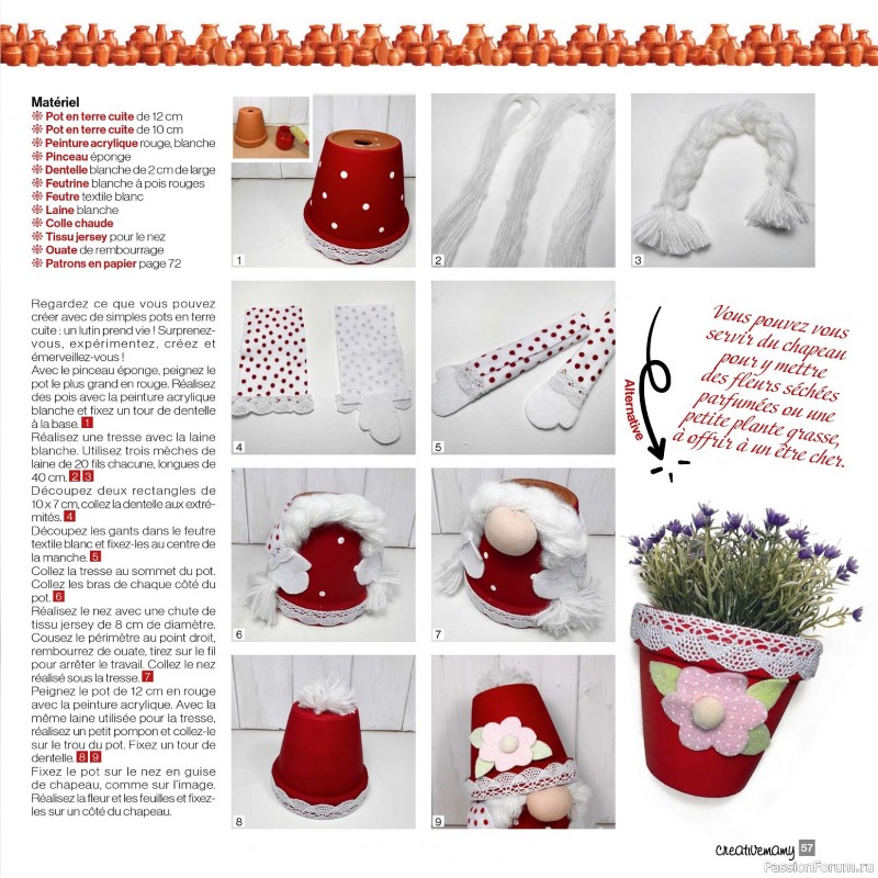 Вязаные проекты в журнале «Creer avec Creative Mamy №13 2025»