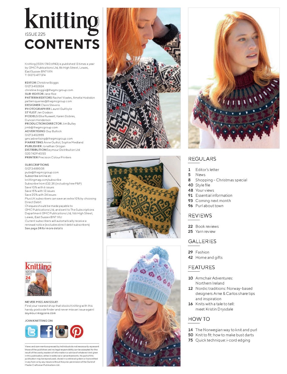 Модные вязаные изделия в журнале &quot;Knitting&quot; №225 2021