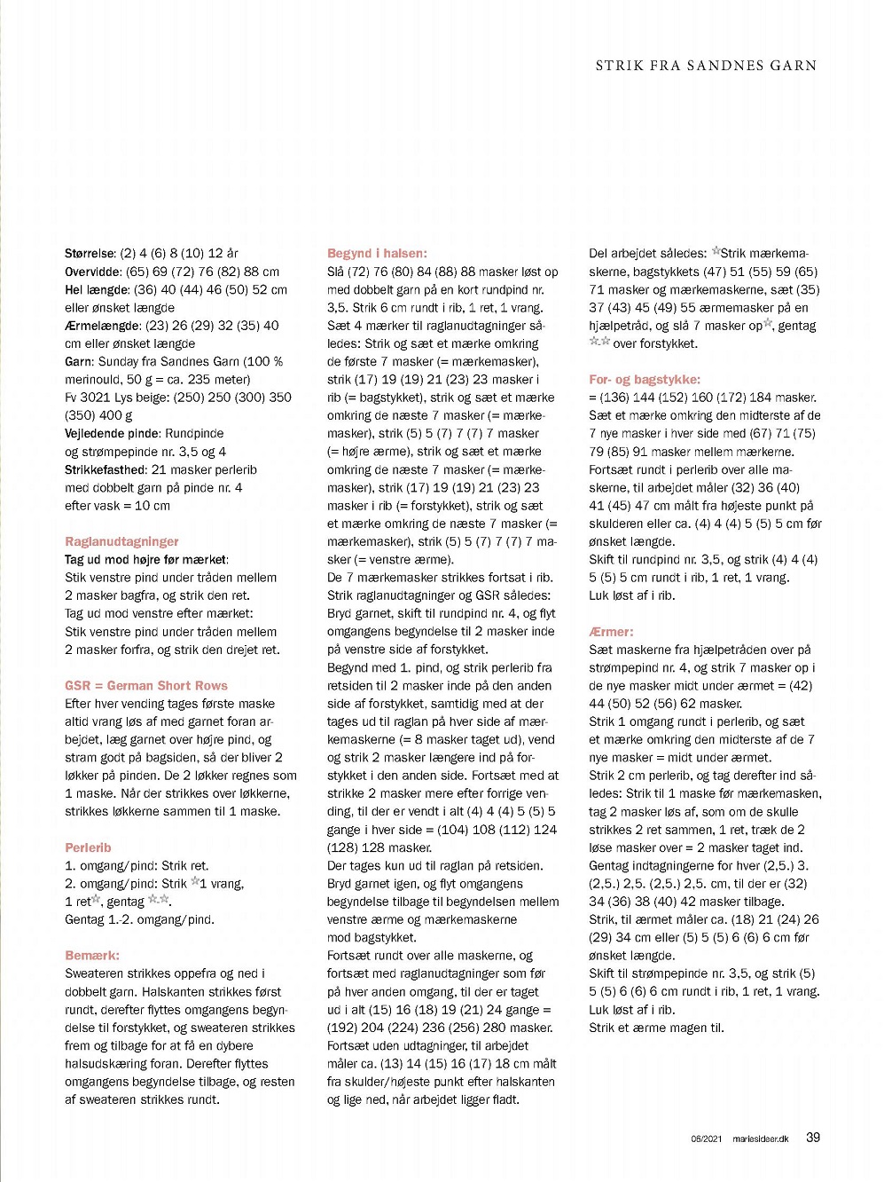 Вязаные модели для всей семьи в журнале "Maries Ideer №6 2021/2022"