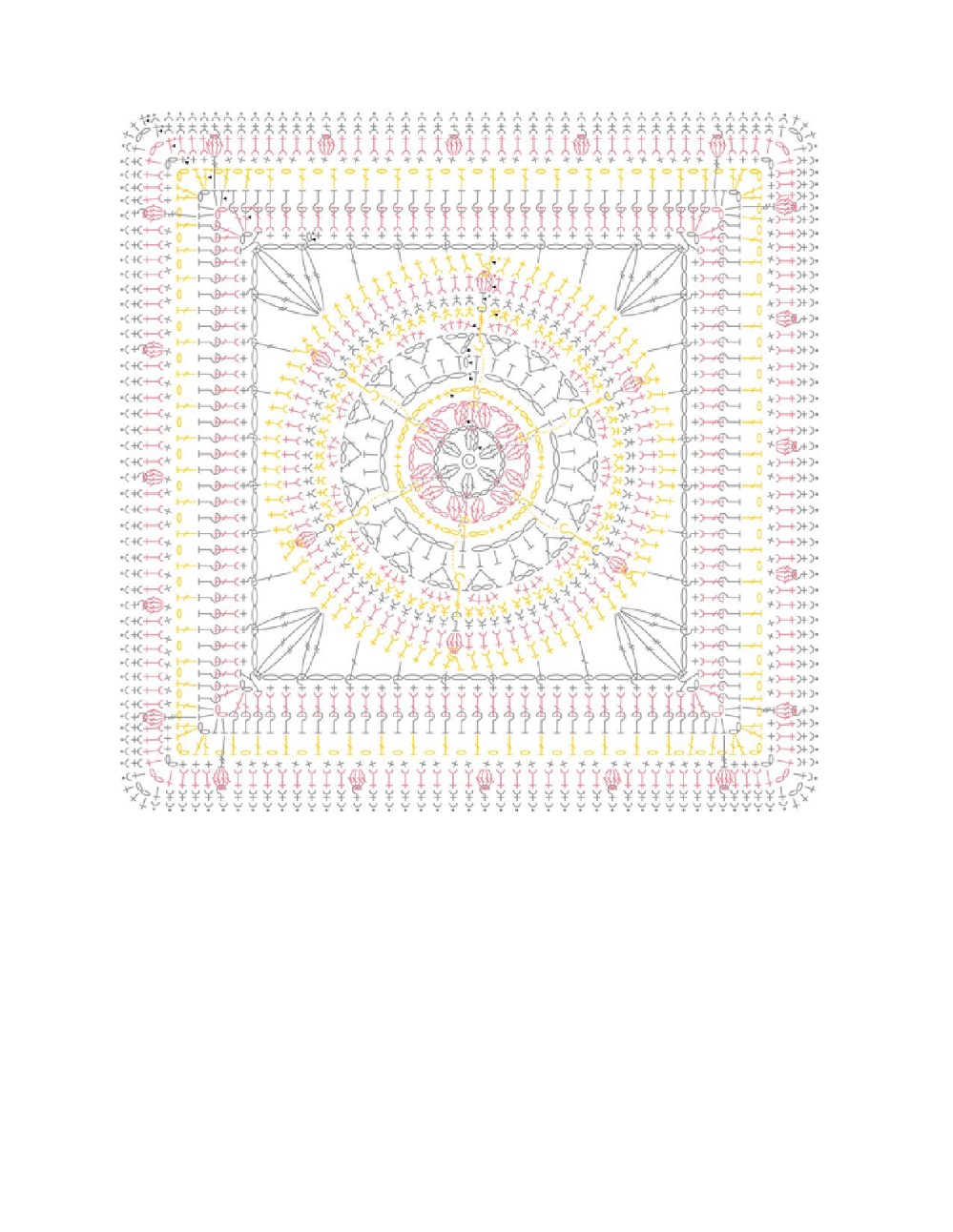 Коллекция проектов крючком в книге &laquo;100 Crochet Tiles&raquo;