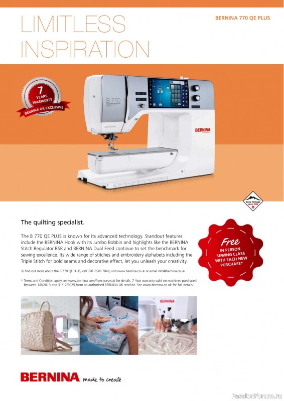 Коллекция проектов для рукодельниц в журнале «Todays Quilter №128 2025»