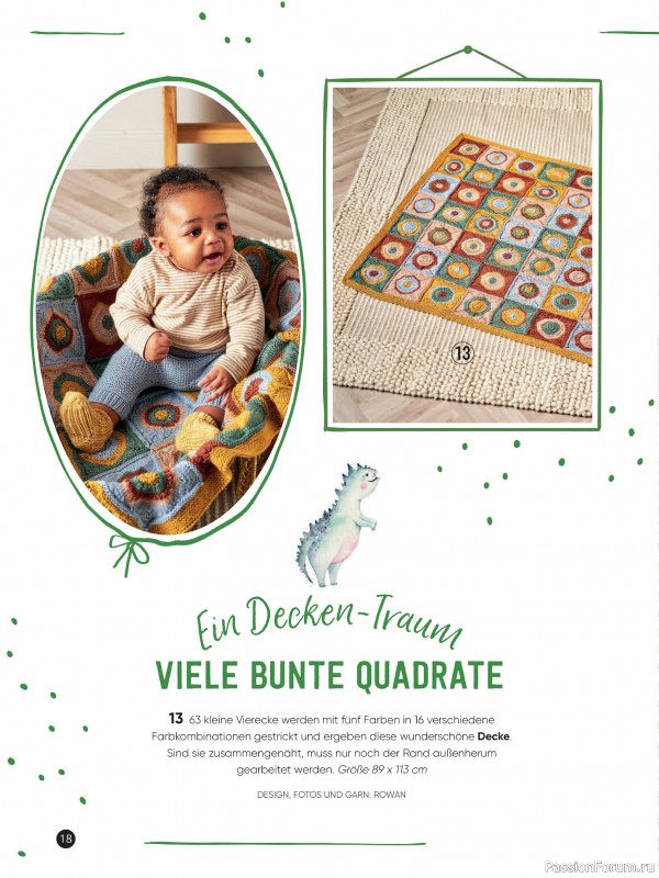 Вязаные модели для детей в журнале «Baby Maschenmode №64 2024»