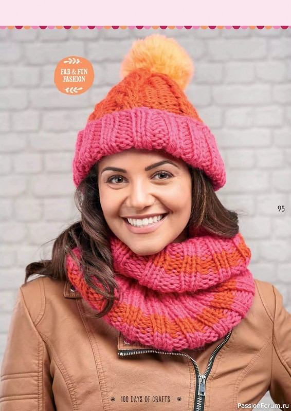 Вязаные проекты спицами в журнале «100 Days of Christmas Knits №26 2023»