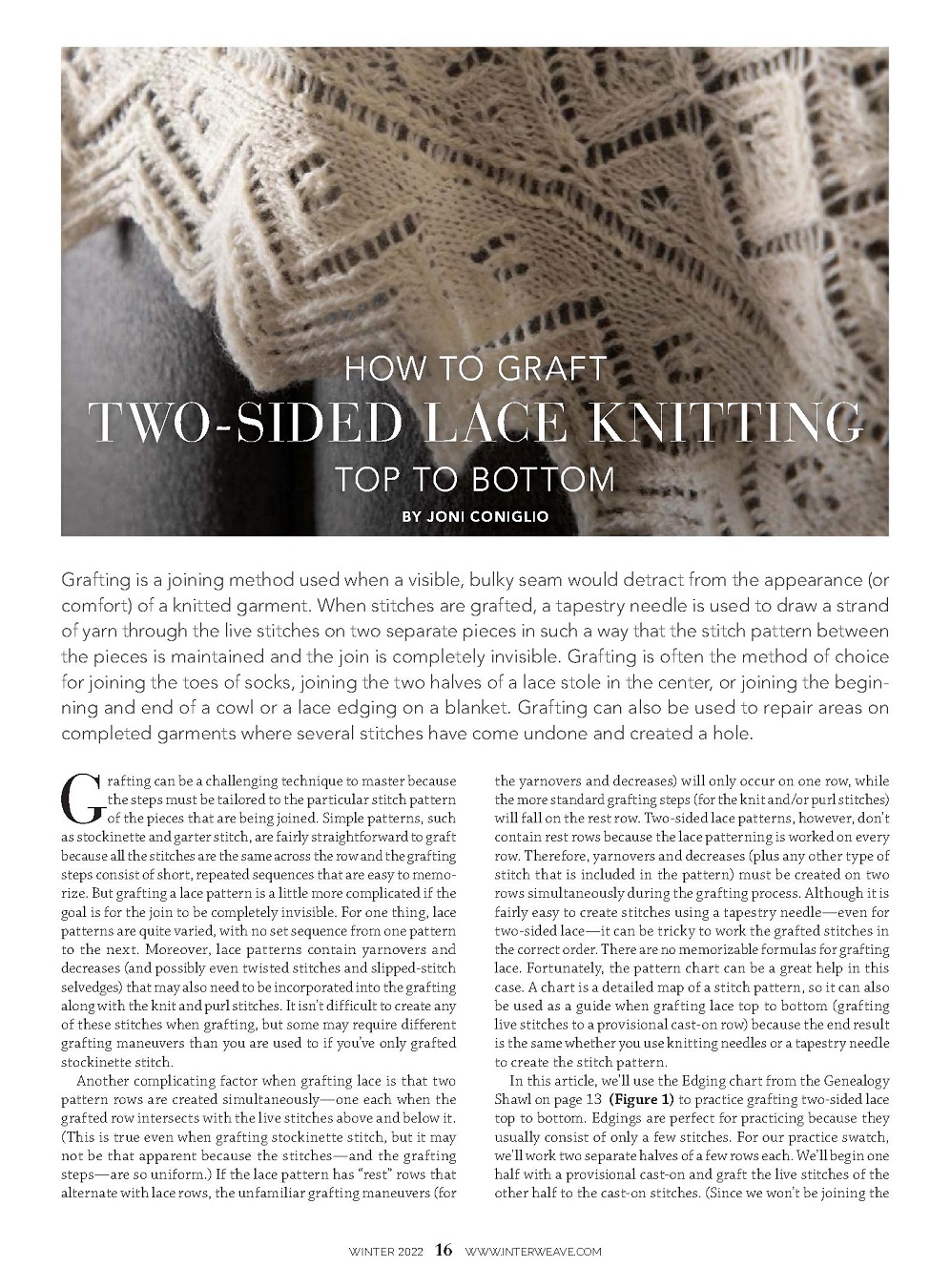 Журнал "Interweave Knits - Winter" 2022