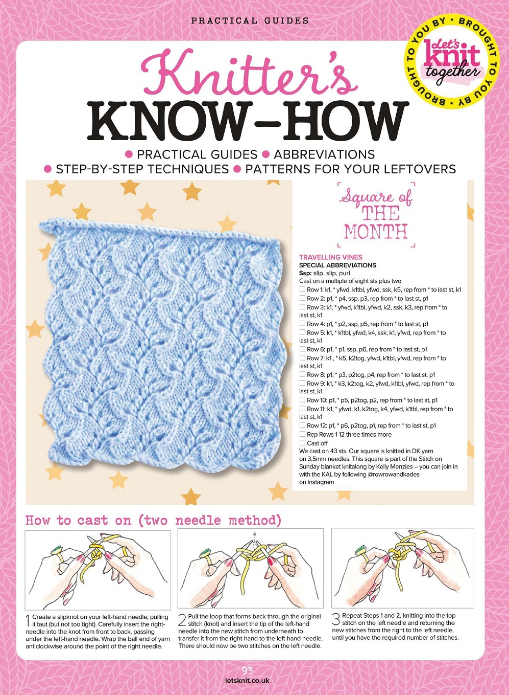 Для любителей вязания спицами. Let's Knit №177 2021