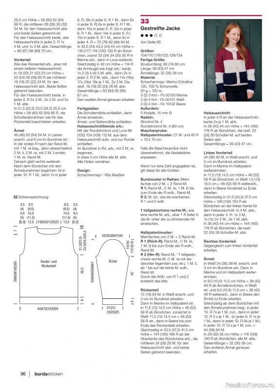 Вязаные модели в журнале «Burda Stricken №5 2020»