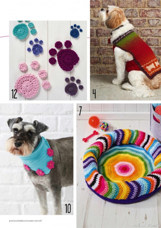 Вязаные проекты крючком в журнале «Simply Crochet №148 2024»