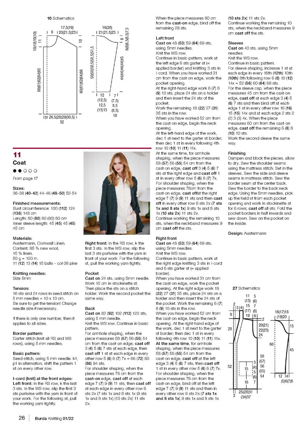 Модный трикотажный гардероб для женщин в журнале &quot;Burda Knitting&quot;