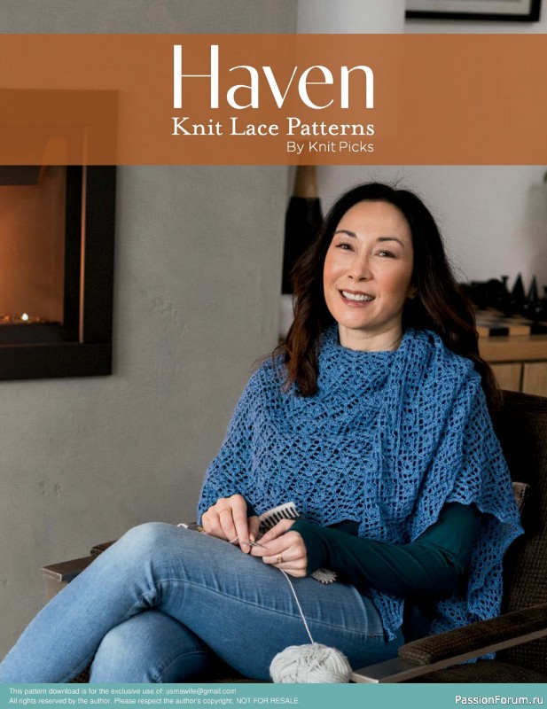 Коллекция кружевных моделей в книге «Knit Lace Patterns»