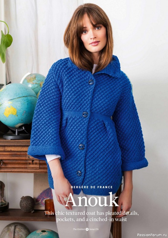 Вязаные модели спицами в журнале «The Knitter №176 2022»